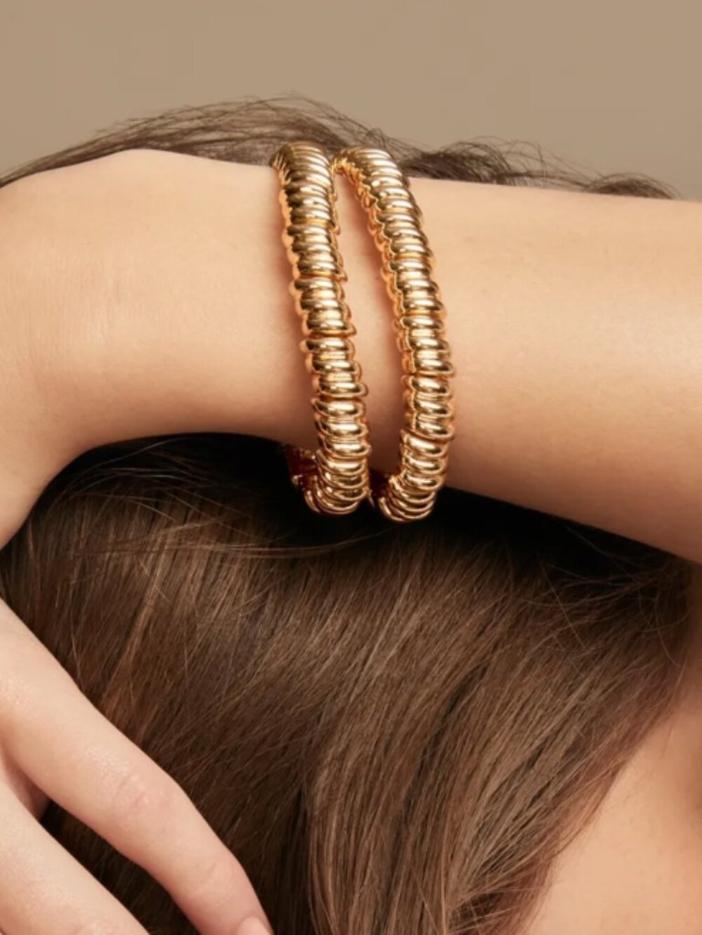 Lucky Brand Gold Coiled Bracelet Set/NWT